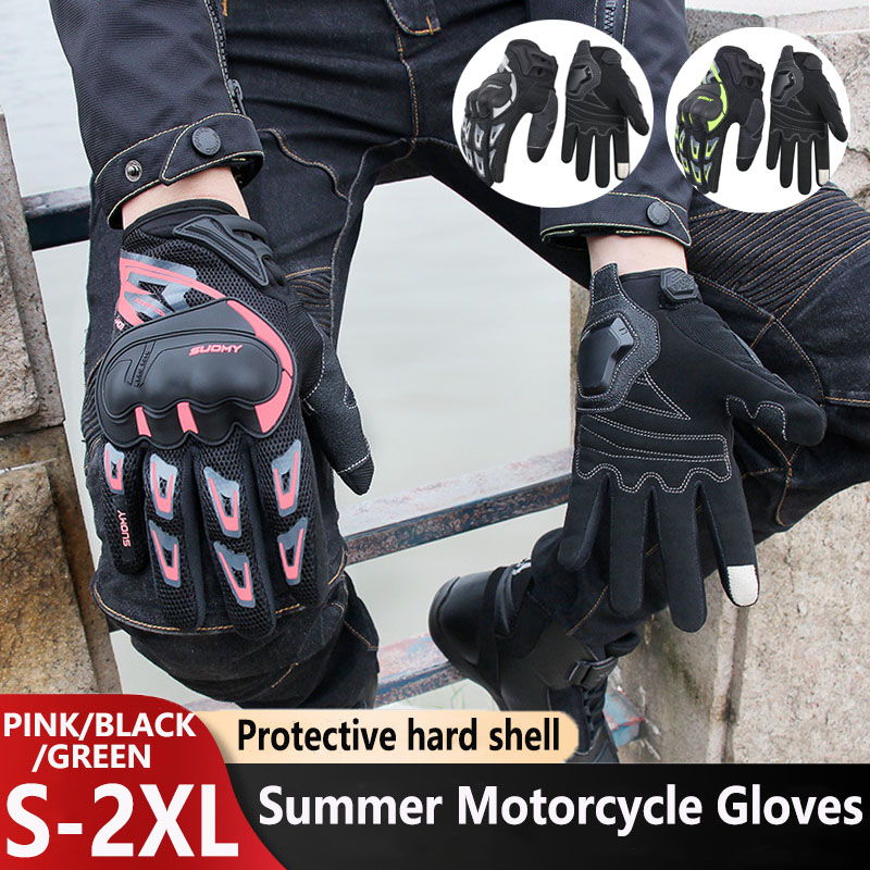 Motorcycle Glove Knuckle - 여름용 오토바이 장갑, 통기성이 좋은 라이딩