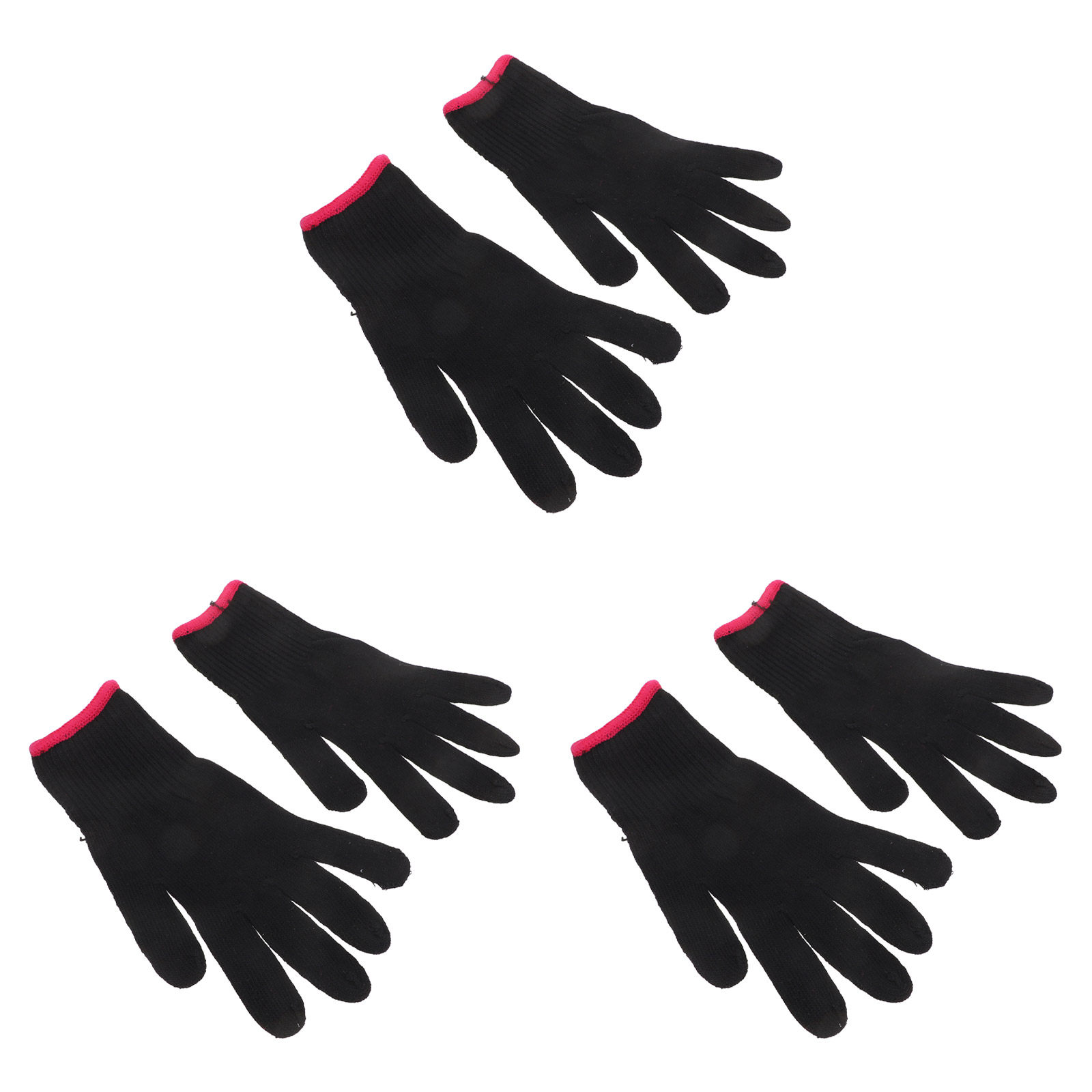 Heat Resistant Glove - 헤어 스타일링용 내열성 장갑 6개 세트,