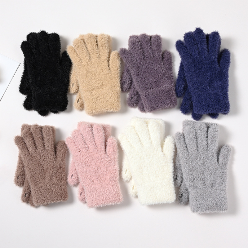여성용 겨울용 보온성 울 니트 장갑, 안감에 플리스 소 - Wool Glove Lined 리뷰 및 가격