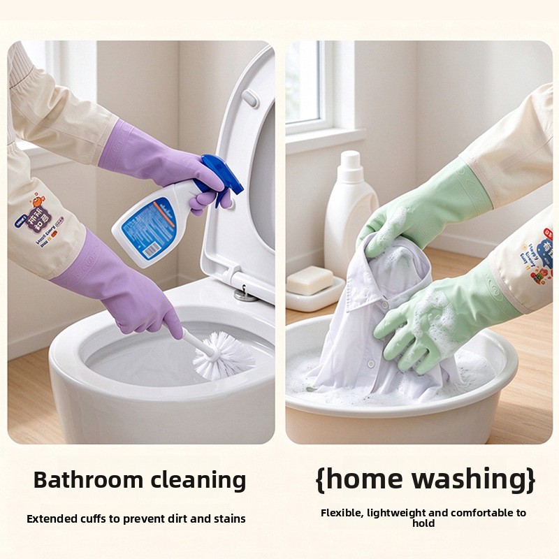 여성용 초장갑, 안감에 부드러운 플리스 소재를 사용하여 - Dish Glove Rubber 리뷰 및 가격