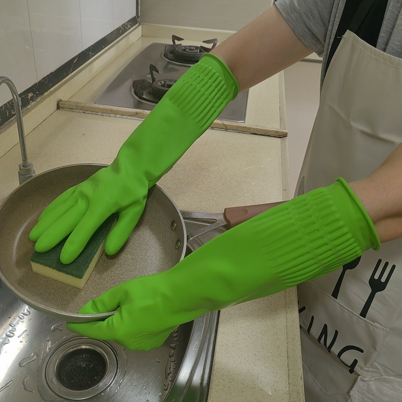 1켤레, 긴 길이의 실리콘 주방용 장갑, 고무 주방용  - Dish Glove Rubber 리뷰 및 가격