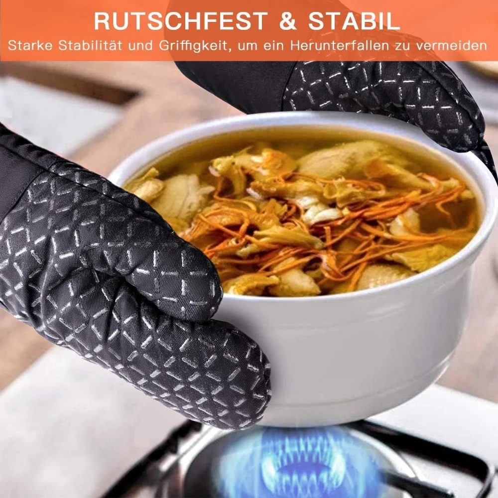 실리콘 주방용 전자레인지 장갑 4개 세트, 고온에 강한 - Heat Resistant Glove 리뷰 및 가격