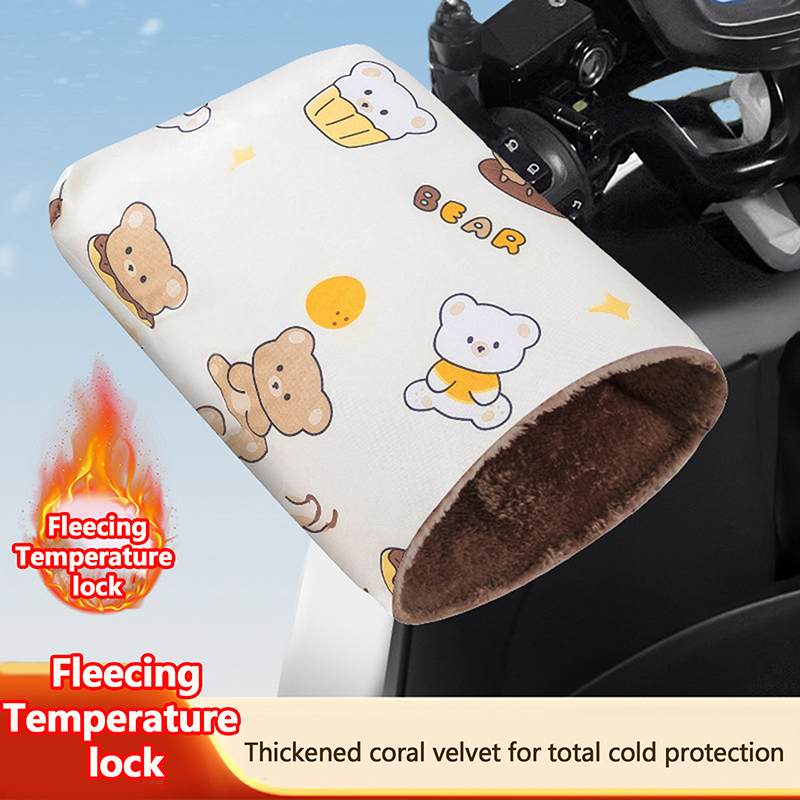 1쌍 오토바이 핸들바 장갑 겨울 사이클링 장갑 방수 핸 - Heat Resistant Glove 리뷰 및 가격